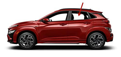 Drier Left Side Rear Door Window Door Glass suitable with Hyundai KONA / KONA Electric / KONA N 2018-2023 Models