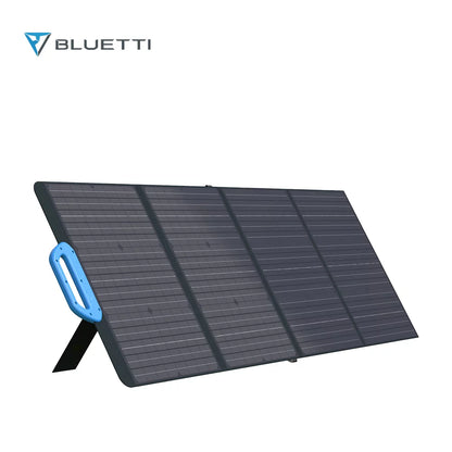 Bluetti 120W Solar Panel for Solar Generators, Foldable Portable Solar Power Supply With Adjustable Kickstand, Off Grid System for Outdoor Adventure, Road Trip, Emergency