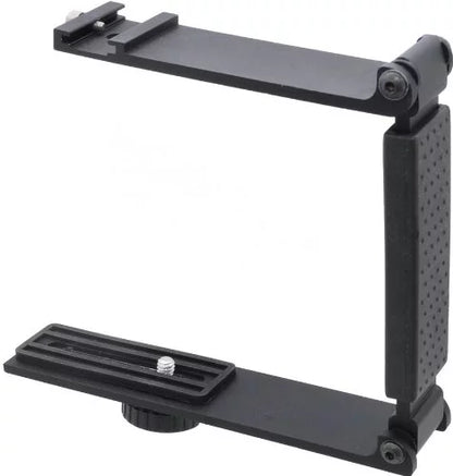 High superior Aluminum Mini Folding Bracket For  Alpha A6500 (Accommodates Flashes, Lights Or Microphones)