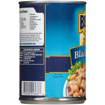 Bush,S Best Baked Beans, Blackeye Peas, 15.8 Oz (Pack Of 6)