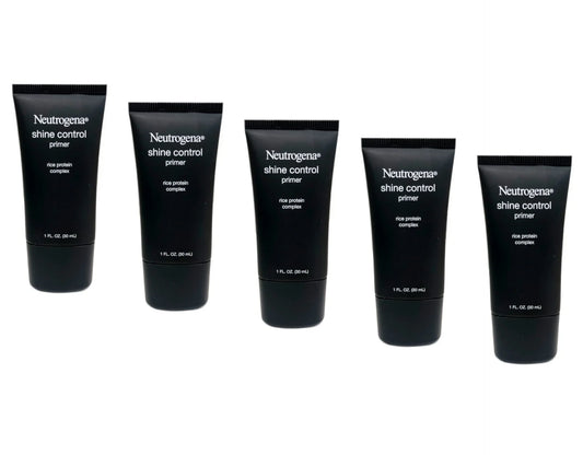 '- Pack of 5. Oz. Neutrogena Shine Control Primer Rice Protein Complex, 1 Fl