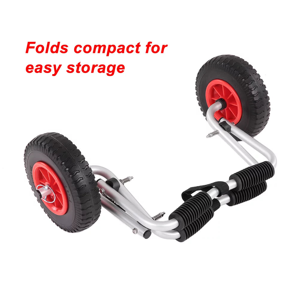 Anself Portable Lightweight Foldable craft Kayak Canoe Trolley