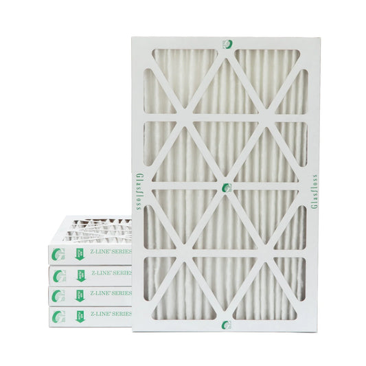 ( Quantity 5 ) Exact Size: 11-3/8 x 23-3/8 x 1-3/4. 12x24x2 MERV 10 Pleated HVAC Air Filters by Glasfloss