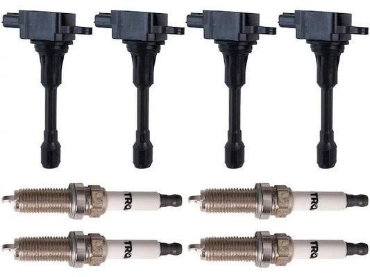 Ignition Coil and Spark Plug Kit - 8-Piece - suitable with 2007 - 2018 Nissan Altima 2.5L 4-Cylinder 2008 2009 2010 2011 2012 2013 2014 2015 2016 2017