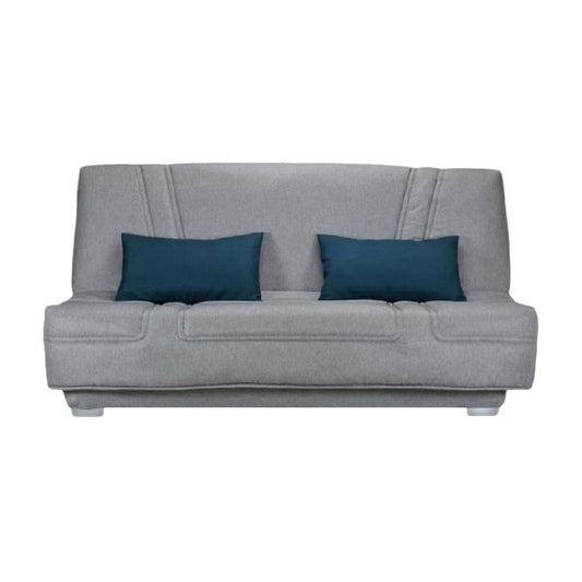 Sofa bed for living room use in fabric with cushions - 180 x 90 x 80
