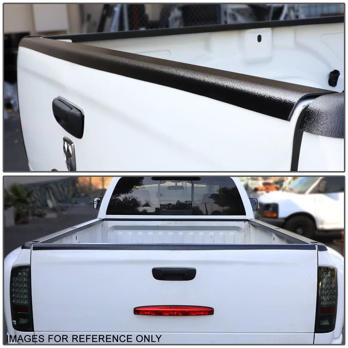DNA Motoring BEDC-R-015 For 2000 to 2005  Tundra Bed End Rear Tail Gate Cap Molding protector 01 02 03 04
