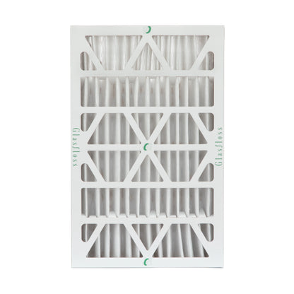 Actual Size: 11-3/8 x 23-3/8 x 3-3/4.. 2 Pack of 12x24x4 MERV 13 Pleated 4" Inch Air Filters by Glasfloss