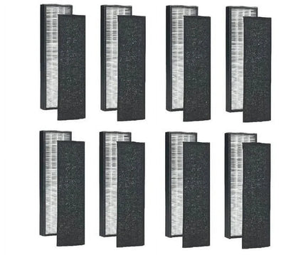 8 Pack True HEPA + Pre Filter for GermGuardian FLT5250, Pet Germ Guardian