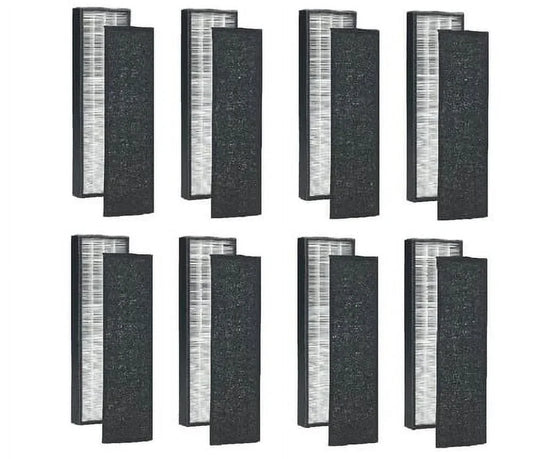 8 Pack True HEPA + Pre Filter for GermGuardian FLT5250, Pet Germ Guardian