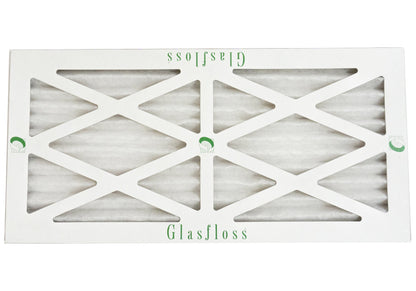 Glasfloss 13x20x1 - MERV 10 -Qty:12 - Furnace Air Filter - Made in USA (Actual Size: 12.5 x 19.5x7/8 inch)