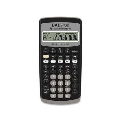 BAIIPlus Financial Calculator 10-Digit LCD