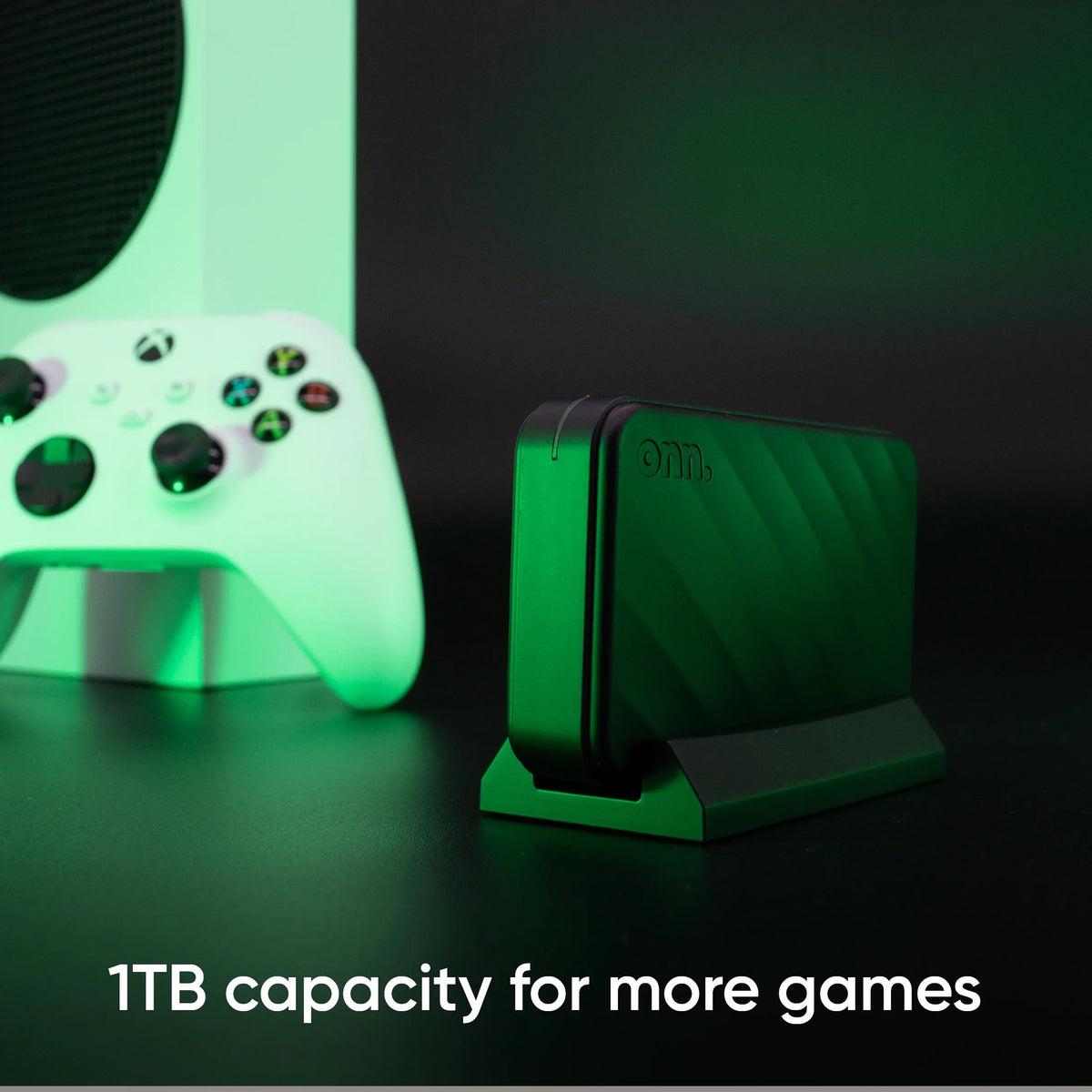 Gaming Portable SSD 1TB appropriate with Xbox One and Xbox Series X|S. onn