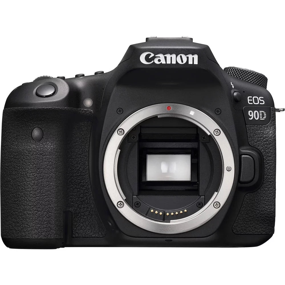EOS 90D DSLR Camera With Sigma 18-35mm,  EF-S 55-250mm,  EF-S 10-18mm, Soft Padded Case, Memory Card, and More - Triple Lens Set