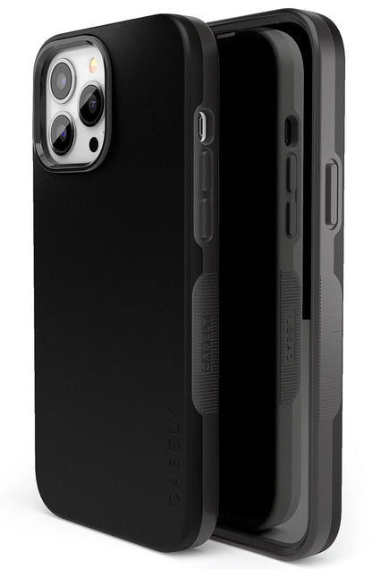 Casely iPhone 13 Pro Max Phone Case | suitable with MagSafe | Black on Black | suitable Only with iPhone 13 Pro Max