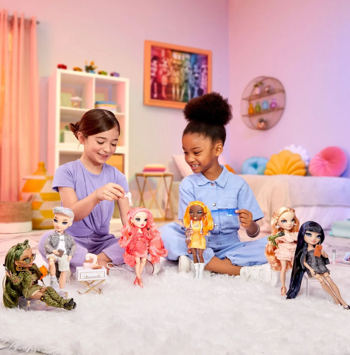 excellent Gift for Kids 4-12 Years Old and Collectors. Fashionable Outfit & 10+ Colorful Play Accessories. Rainbow High Priscilla- Pink Fashion Doll