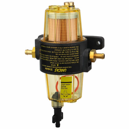 ACA UF-10K Fuel Filter moisture Separator Assembly With Clear Bowl for Yamaha Suzuki Tohatsu Mercury Outboard Engine