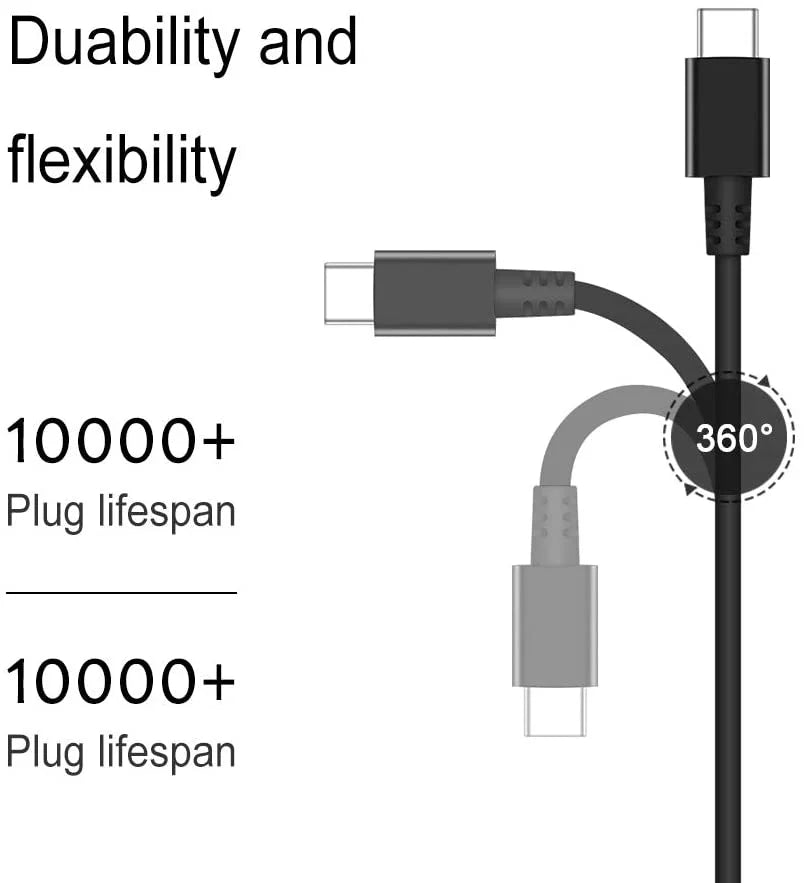 45W USB-C Laptop Charger ADLX45UDCK2A for  Chromebook 100e 2nd Gen AST - 82CE