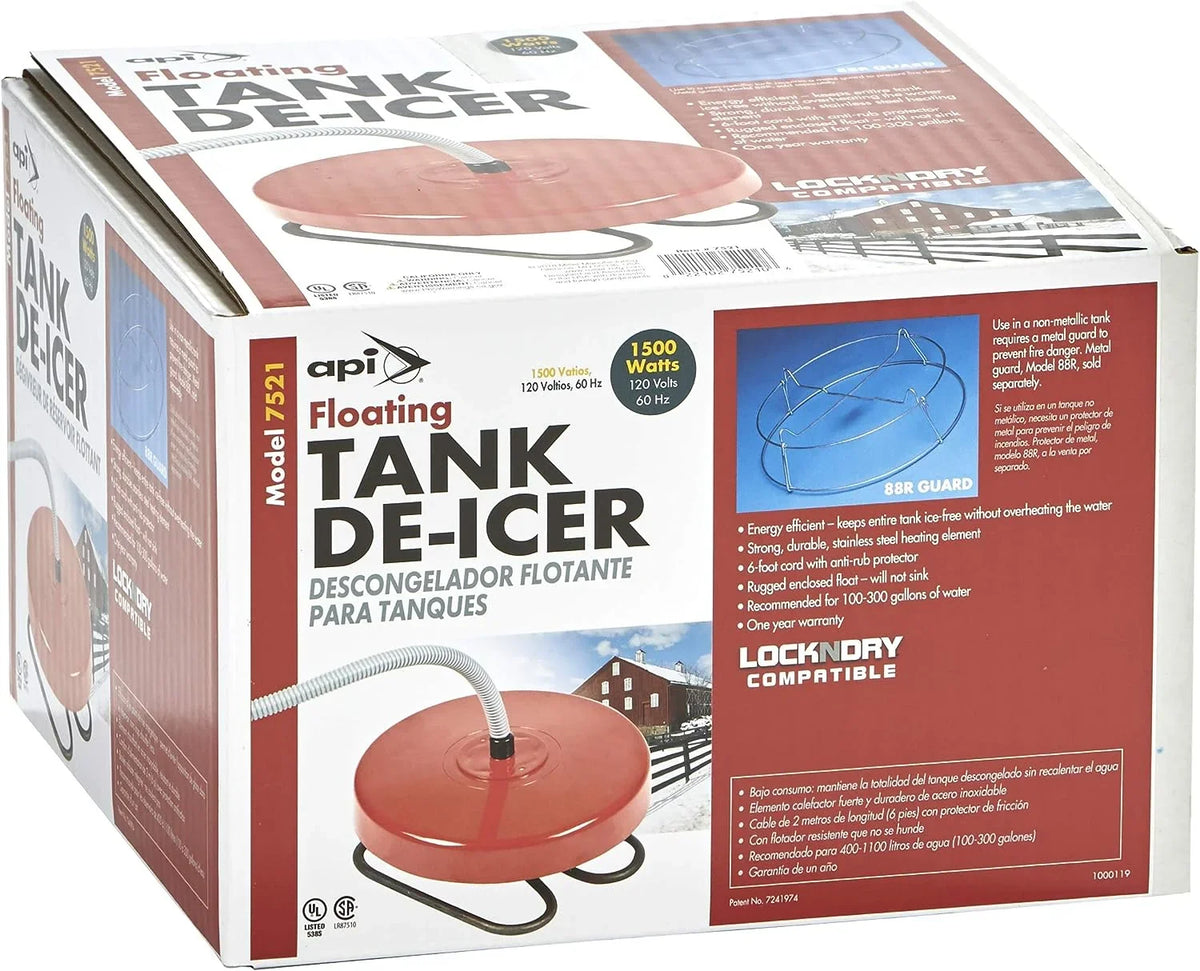 API Floating liquid Tank Deicer Floating De-Icer, 1500 Watt