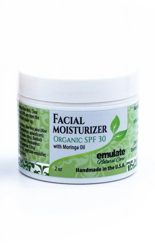 emulate Natural Care Moringa Facial Moisturizer SPF 30 2 oz Cream