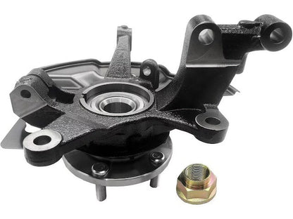 Front Left Driver Side Steering Knuckle and Wheel Hub and Bearing Assembly with Dust Shield - matching with 2007 - 2015 Mazda CX-9 2008 2009 2010 2011 2012 2013 2014