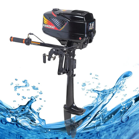HANGKAI 2-Stroke 3.6HP Electric Outboard Motor vessel Engine liquid Cooling CDI sys
