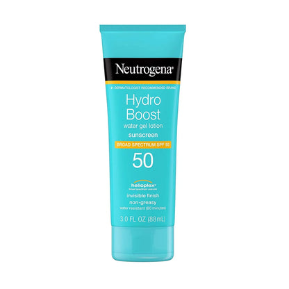 5 Pack Neutrogena Hydro Boost moisture Gel Lotion Sunscreen SPF 50 3 oz