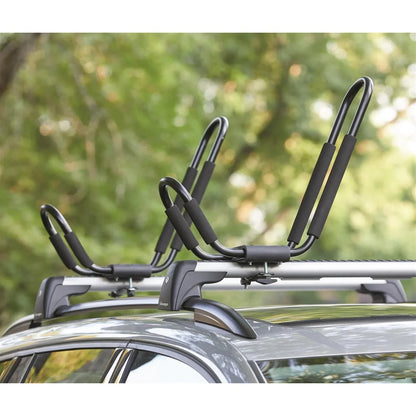 Guide Gear Universal Kayak Canoe Roof Rack, Car Top Cargo Carrier, J-bar