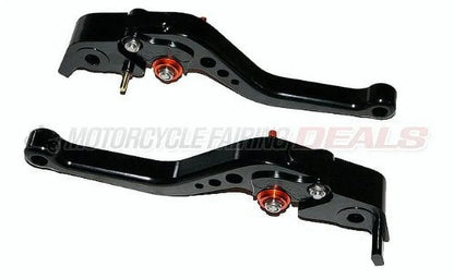 Ducati S4RS (2006 - 2008) and Multistrada 1200 (2010 - 2012) Adjustable Shorty Brake Clutch Lever Black Color