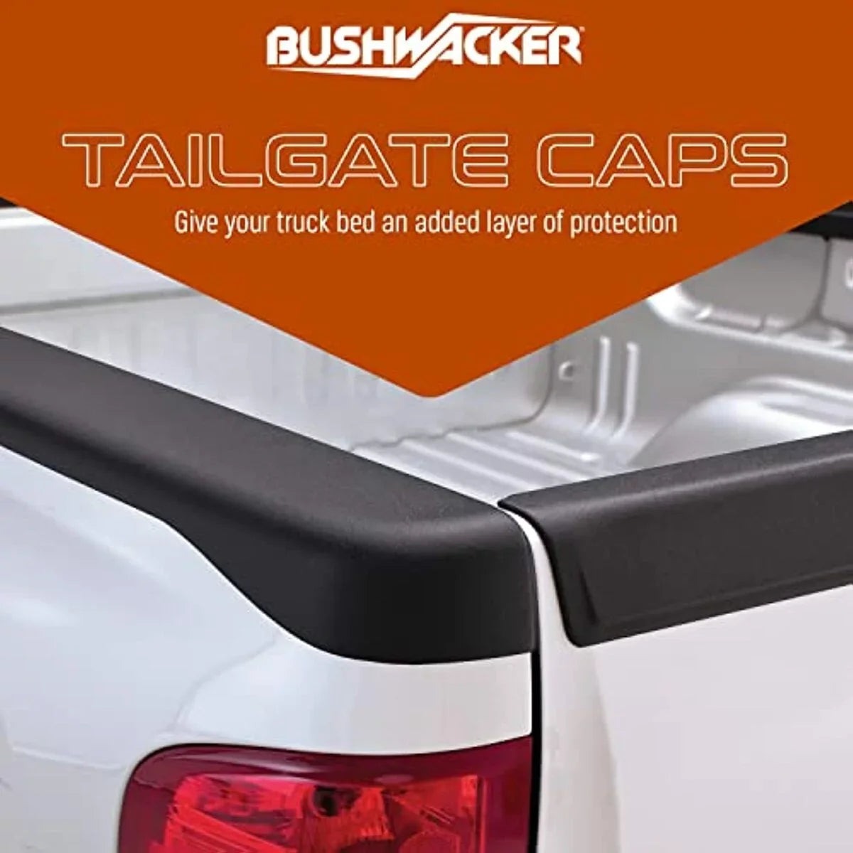 Bushwacker by RealTruck Ultimate Tailgate Cap - SmoothBack | 1-Pc, Black, Smooth Finish | 28510 | matching with 1993-2011  Ranger; 1994-2009 Mazda B2300, B3000, B4000 (Excludes Canadian Models)