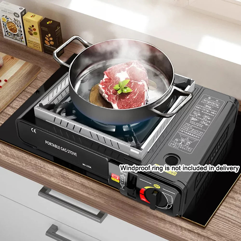 High Cassette Stove, 2.9KW Portable Gases Butanes Stove for Hiking Barbecue