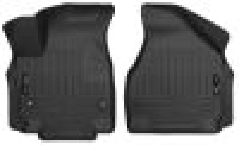 Husky by RealTruck Weatherbeater Series Front Floor Liners Black Front Row suitable with select: 2017-2021 Chrysler Pacifica Touring L, 2023 Chrysler Pacifica