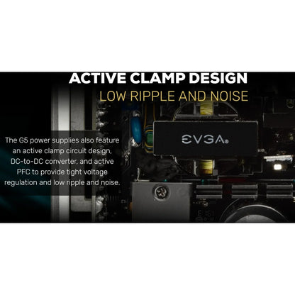 EVGA SuperNOVA 650 G5, 80 Plus Gold 650W, Fully Modular, Eco Mode with FDB Fan, 10 Year Warranty, Includes Power ON Self Tester, Compact 150mm Size, Power Supply 220-G5-0650-X1