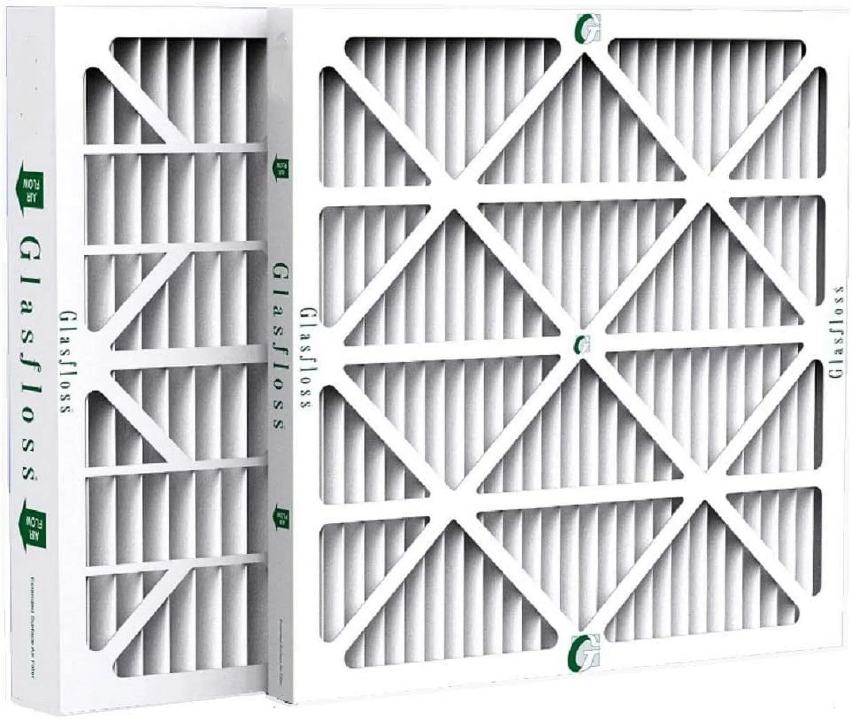 Actual Size: 19-1/2 x 24-1/2 x 3-3/4. 6 Pack. 20x25x4 MERV 10 AC & Furnace Filters