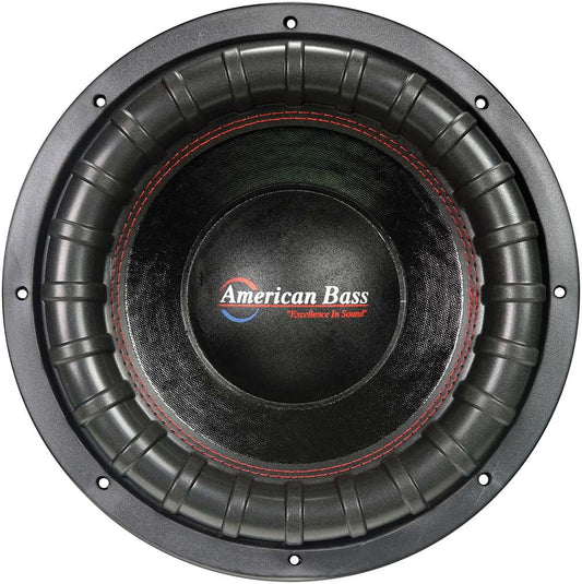 AMERICAN BASS GF-1511 15" 3000W RMS GODFATHER SERIES 1-OHM DVC CAR SUBWOOFER NEW