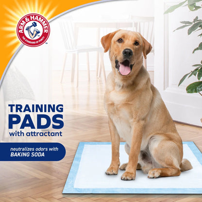 Arm & Hammer for Dogs Puppy Training Pads, 200ct | Odor Control, Leak-Proof Puppy Pads
