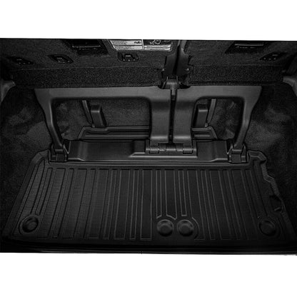 3W Cargo Liner matching for  Sienna 2021 2022 2023 8 seats TPE All atmospheric conditions Custom Fit Trunk Mat for 2021 2022 2023  Sienna ( (NOT for Spare Tire Model ), Black