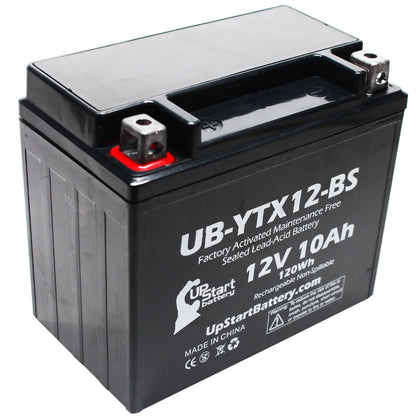 5-Pack UpStart Battery Replacement for 2001 Suzuki GSX-R1000 1000 CC Factory Activated, Maintenance Free, Motorcycle Battery - 12V, 10Ah, UB-YTX12-BS