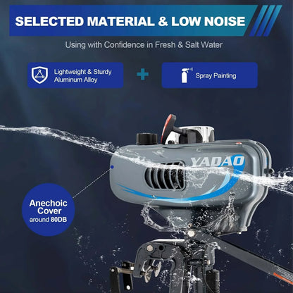 Heavy Duty 3.5HP 2 Stroke Outboard Engine Motor ship Engine moisture Cooling System