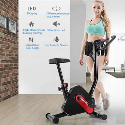 iMeshbean Exercise Bike Fitness Cycling Stationary Bicycle Cardio Workout Indoor