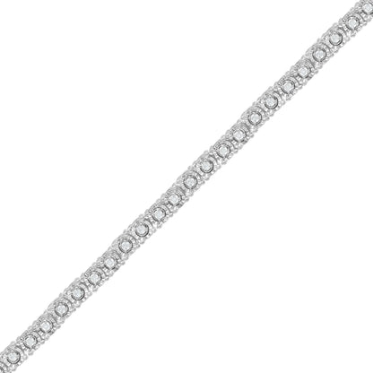 Arista 1/2 Ct Diamond Tennis Bracelet for Women in Sterling Silver Mother's Day Gifts (J-K, I3)