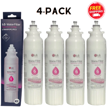 4-Pack LT800P Replacement Refrigerator aqua Filter Fits 469490 46-9490 ADQ73613401  Factory New, Sealed