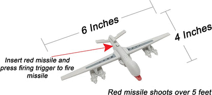 31 Inch Toy Aircraft Carrier with Sound Effects Military Vehicles and 6 Drones