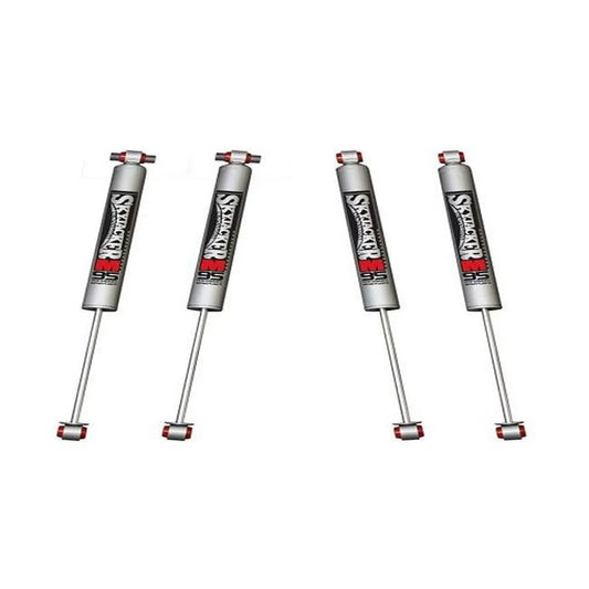 Front & Rear M95 Monotube Shocks Component Box for 2020-2022 Jeep Gladiator, Black