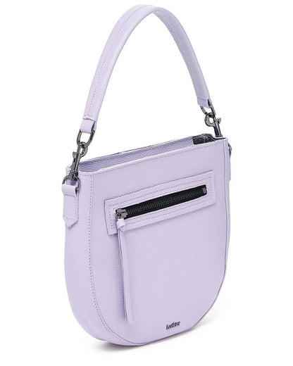 Botkier Beatrice Leather Saddle Bag, Purple