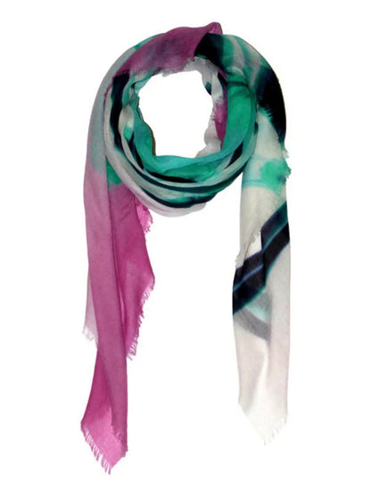 Amazon Orchids - Lightweight 100% Cashmere Scarf by James Paul Cheung