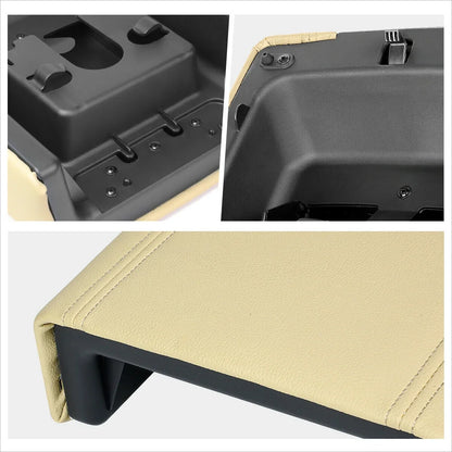Beige Center Console Top Lid Repair Kit Armrest Latch shield For  Lincoln