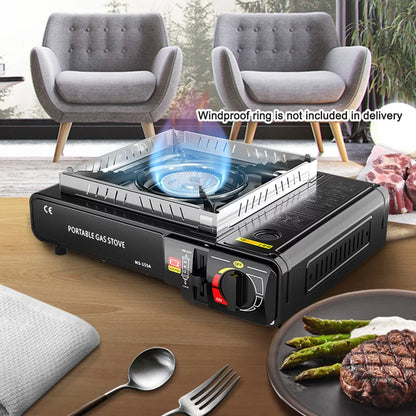 High Cassette Stove, 2.9KW Portable Gases Butanes Stove for Hiking Barbecue