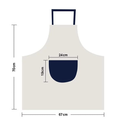 Australia Sydney Opera House and Bridge Apron Adjustable Bib Cotton Linen BBQ Kitchen Pocket Pinafore