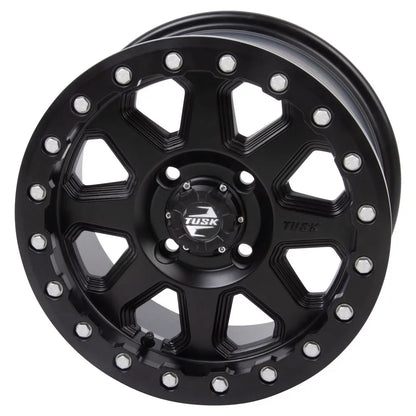 4/137 Tusk Uinta Beadlock Wheel 14x7 5.0 + 2.0 Matte Black For Can-Am Defender HD10 Pro Lone Star 2021-2022