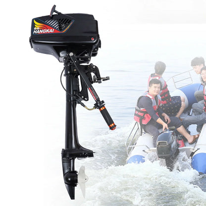HANGKAI 2-Stroke 3.6HP Electric Outboard Motor vessel Engine liquid Cooling CDI sys